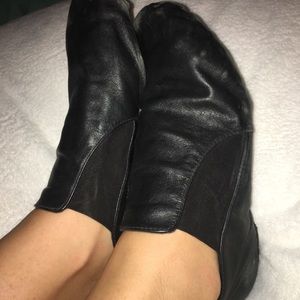 A pair of jazz shoes and ballet flats!